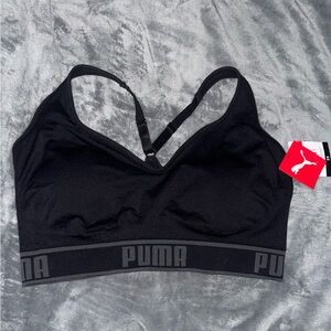 PUMA Black Sports Bra - 2X - drycell - NWT!!